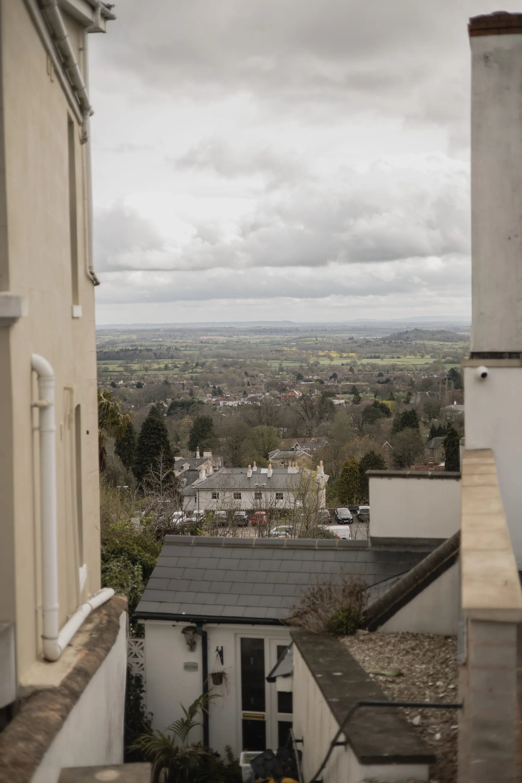View from the hills over Malvern rooftops