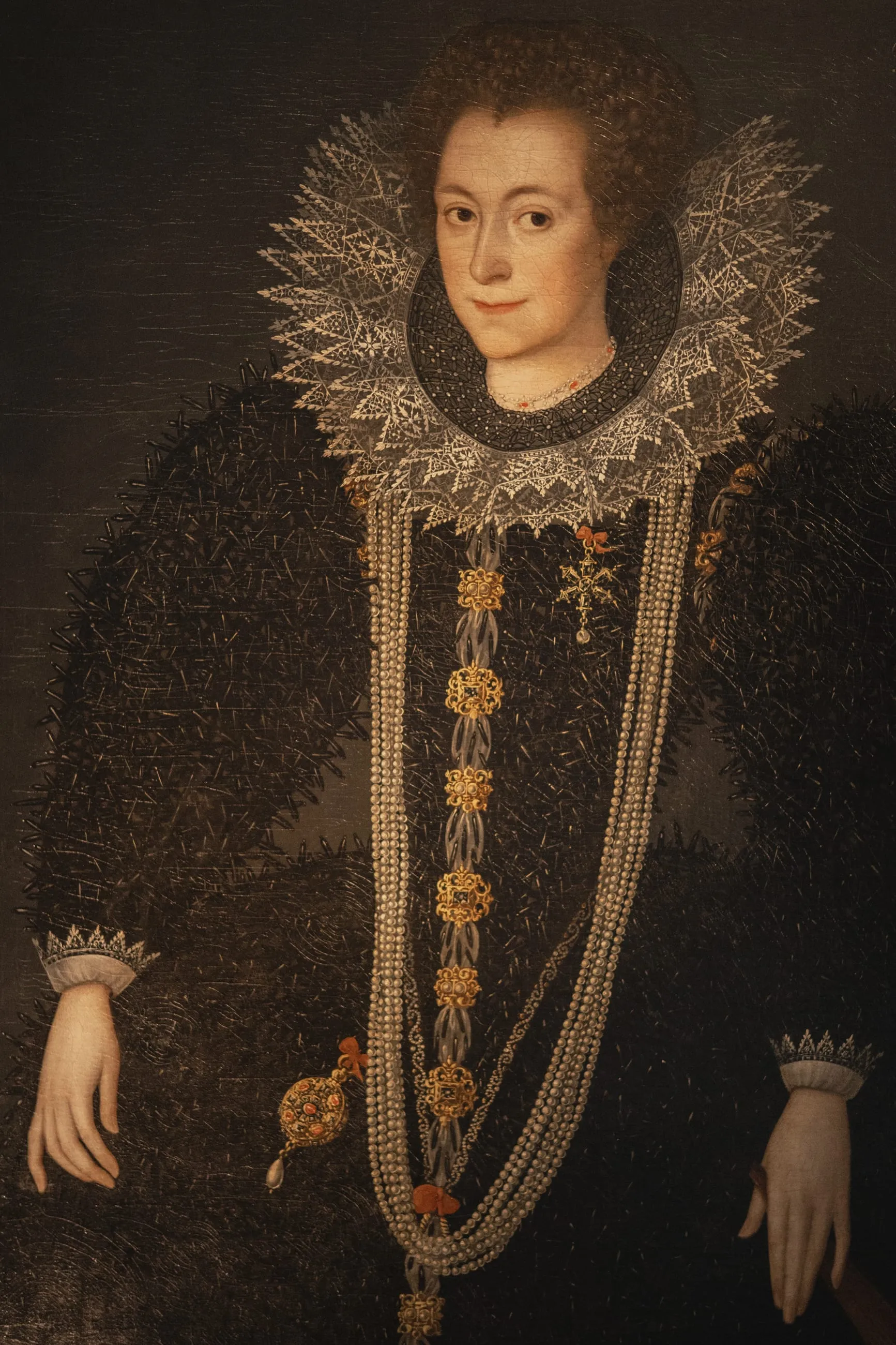 Elizabethan portrait of a woman in a ruff