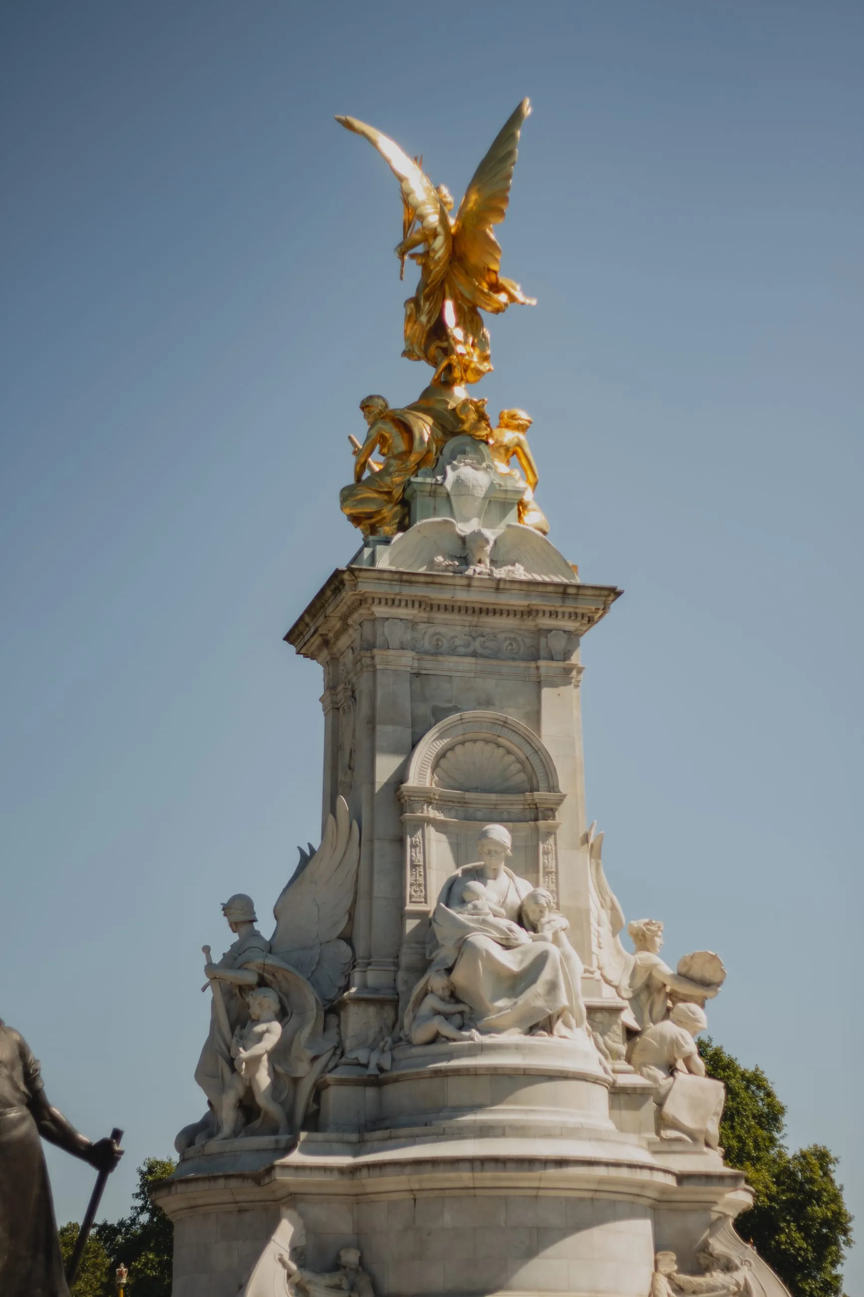 Gilded Victory on the Victoria Memorial